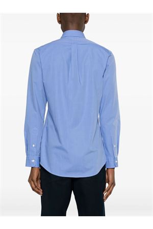 Light blue stretch-cotton shirt RALPH LAUREN | 710928254003BLUE